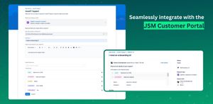 Seamlessly integrate with the JSM Customer Portal