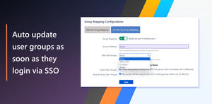 Synchronizes groups from Identity Provider with the same name to Bitbucket during Single Sign-On