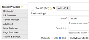 Tabbed navigation interface, useful categorization of configuration options.