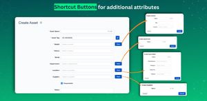 Shortcut buttons will help you quickly create new attributes.