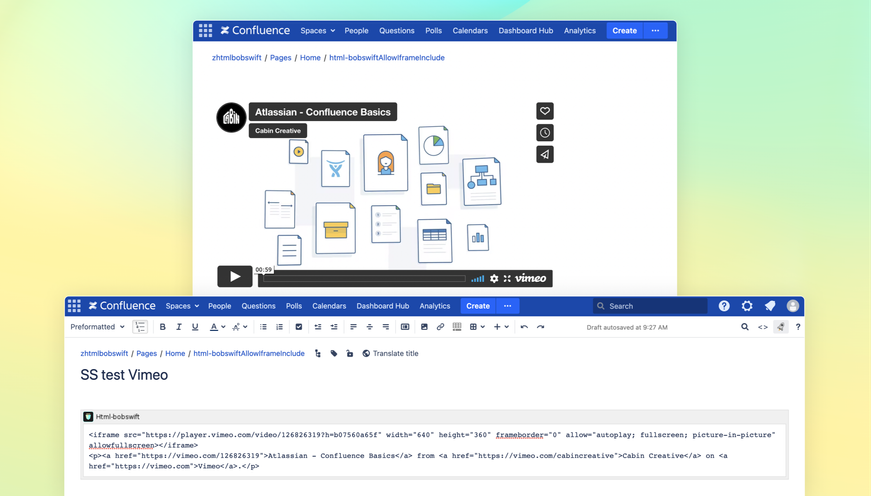 Write, import, and customize HTML code